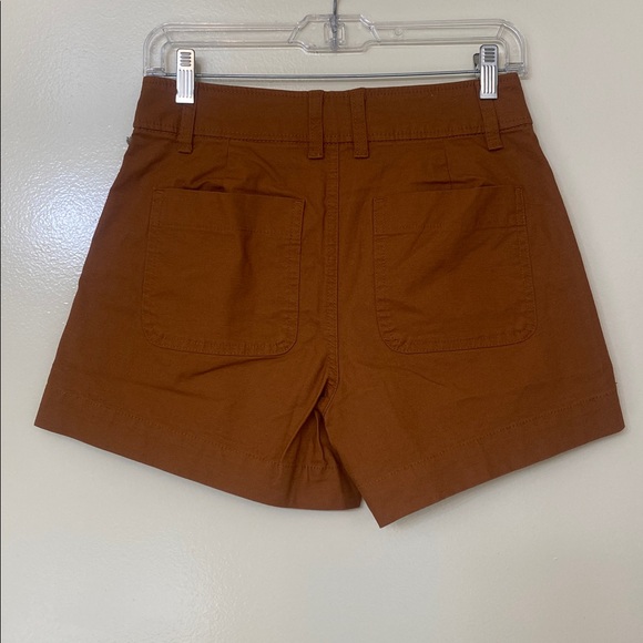 a new day Rust-Brown High-Rise Utility Shorts - Picture 2 of 4
